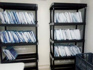 Proceso estéril en cuarentena
